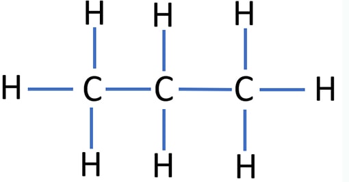 propane C3H8 lewis structure